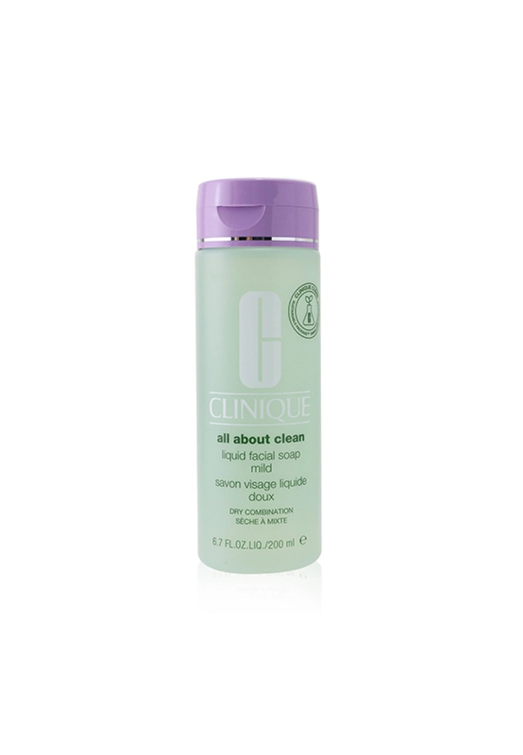 CLINIQUE - All About Clean Liquid Facial Soap Mild - Dry Combination Skin 200ml/6.7oz