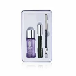CLINIQUE - Jet Set Liftoff Lashes: Quickliner 0.28g + Take The Day Off Remover 50ml +High Impact Mascara 7ml 3pcs