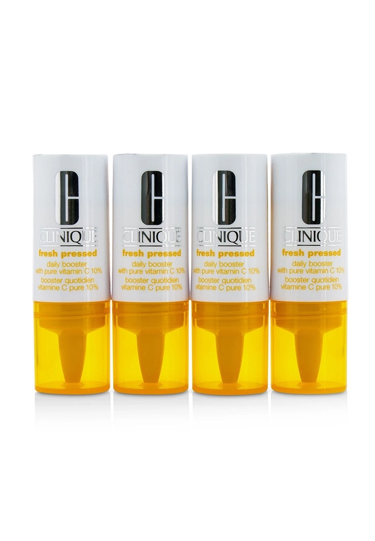 CLINIQUE - Fresh Pressed Daily Booster with Pure Vitamin C 10% - All Skin Types 4x8.5ml/0.29oz