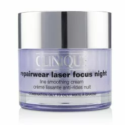 CLINIQUE - Repairwear Laser Focus Night Line Smoothing Cream - Combination Oily To Oily 50ml/1.7oz