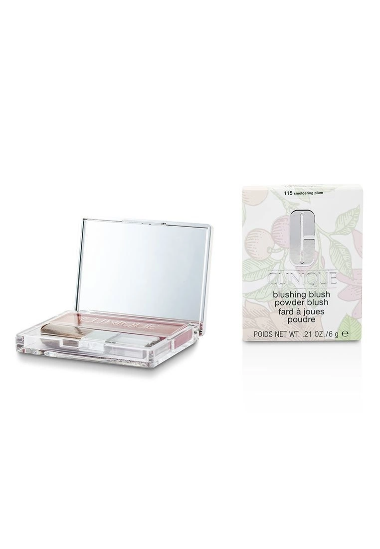CLINIQUE - Blushing Blush Powder Blush - # 115 Smoldering Plum 6g/0.21oz