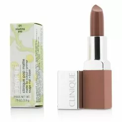 CLINIQUE - Pop Matte Lip Colour + Primer - # 01 Blushing Pop 3.9g/0.13oz