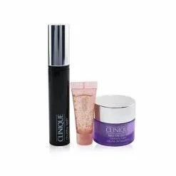 CLINIQUE - Chubby Lash Fattening Mascara Set (1x Mascara 8ml + Eye Concentrate 5ml + Cleansing Balm 15ml) 3pcs