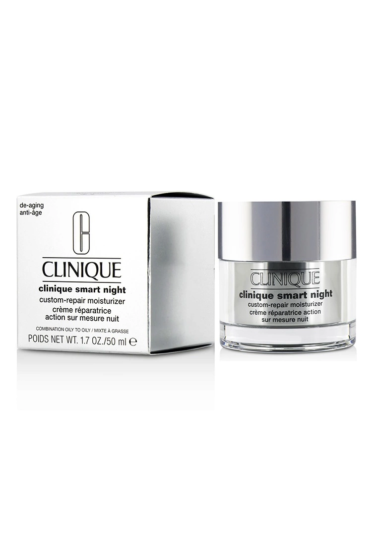 CLINIQUE - Smart Night Custom-Repair Moisturizer (Combination Oily to Oily) 50ml/1.7oz - Image 2