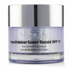 CLINIQUE - Repairwear Laser Focus Line Smoothing Cream SPF 15 - Very Dry To Dry Combination 50ml/1.7oz