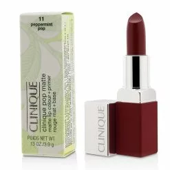 CLINIQUE - Pop Matte Lip Colour + Primer - # 11 Peppermint 3.9g/0.13oz