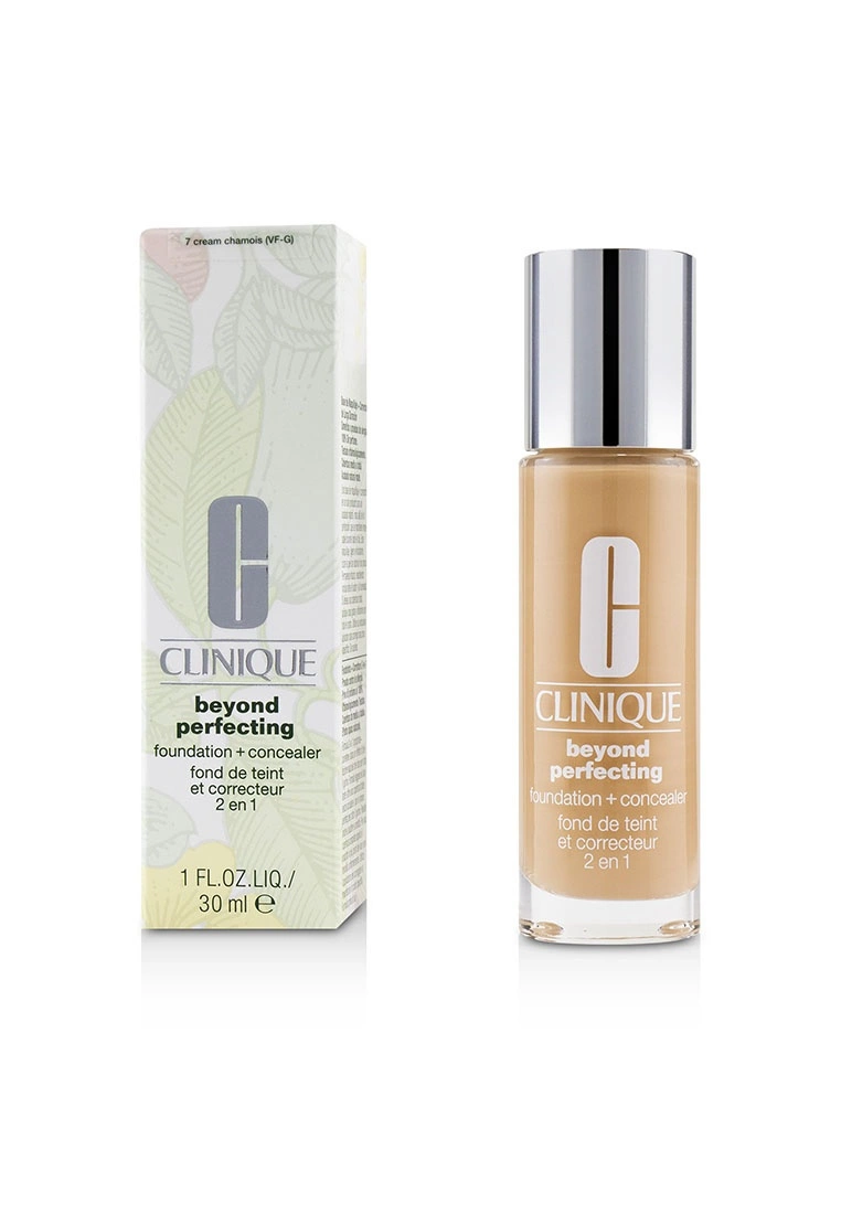 CLINIQUE - Beyond Perfecting Foundation & Concealer - # 07 Cream Chamois (VF-G) 30ml/1oz